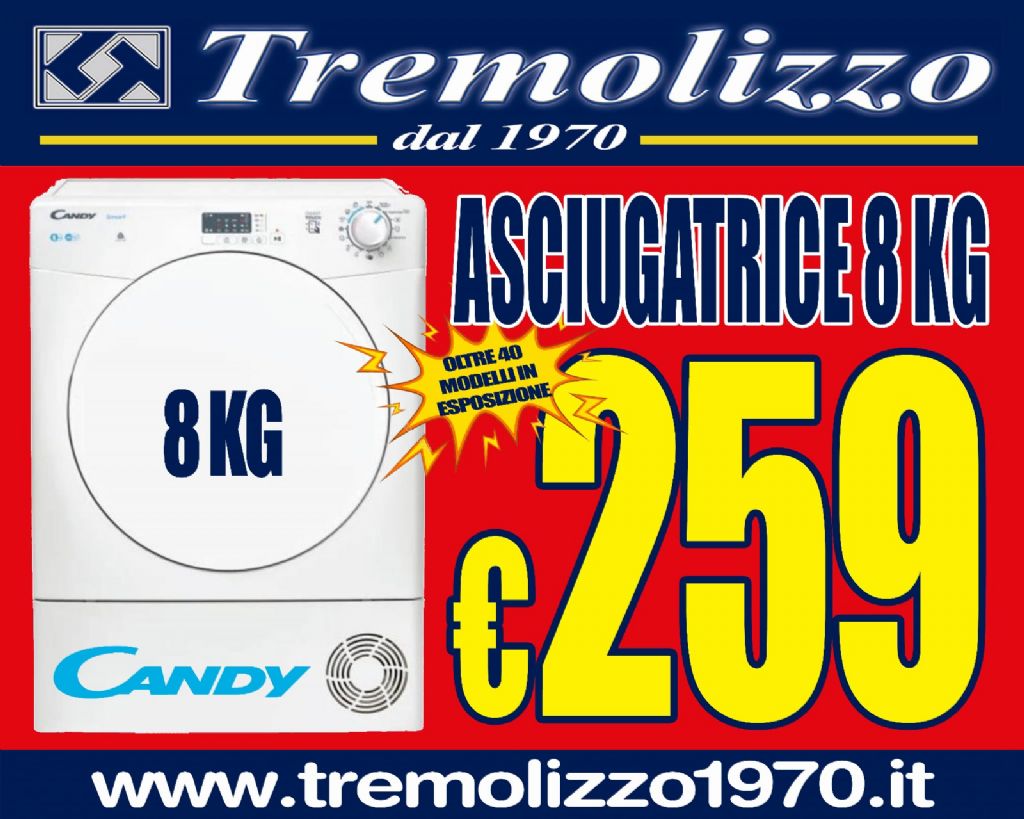 ASCIUGATRICE CANDY 8KG (B)